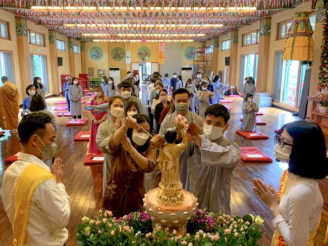 The Vesak Great Ceremony at Hoang Phap Temple in Jeonju City - South Korea